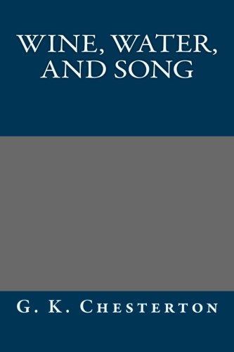 Wine, Water, and Song cover