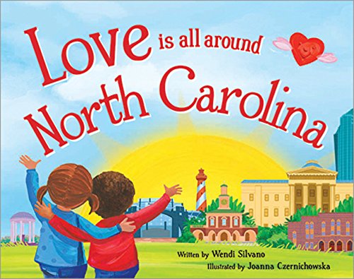 Love Is All Around North Carolina book cover