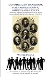 Common Law Handbook For Jurors Sheriffs Bailiffs And Justices