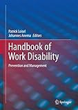 Handbook Of Work Disability Prevention And Management