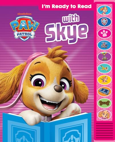 Nick Jr. PAW Patrol - I'm Ready to Read with Skye - Interactive Read-Along Sound Book - Great for Early Readers - PI Kids