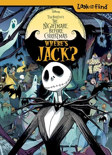 Disney Tim Burton's The Nightmare Before Christmas - Where’s Jack? Look and Find Activity Book - PI Kids