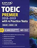 Toeic Premier 20182019 With 4 Practice Tests Online Book Cd
