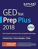 Kaplan Ged Test Prep Plus 2018 2 Practice Tests Proven Strategies Online