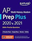 Ap World History Modern Prep Plus 2020 2021 5 Practice Tests Study Plans Review Online Kaplan Test Prep