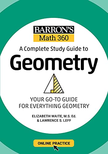 Barron's Math 360: A Complete Study Guide to Geometry with Online Practice cover