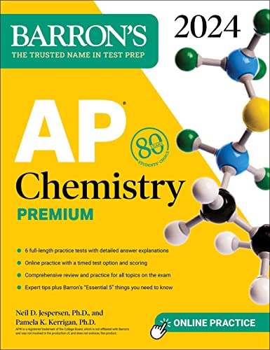 AP Chemistry Premium, 2024 (Barron's) cover