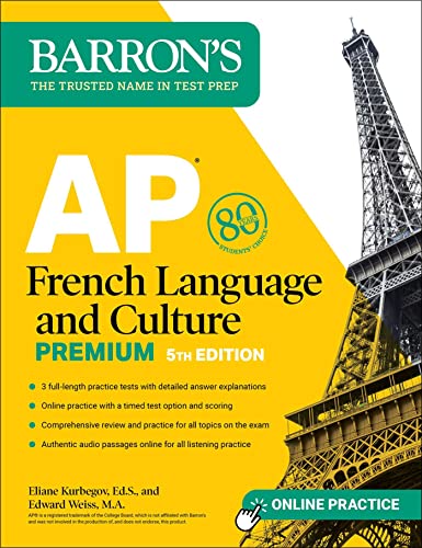 Barron's AP French Language and Culture Premium, 5th Edition