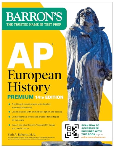 Barron's AP European History Premium, 14th Edition