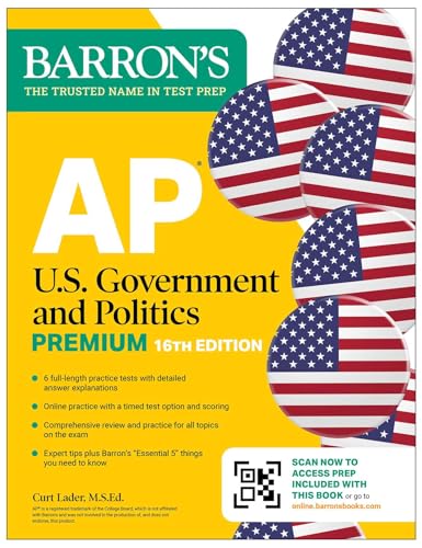 Barron's AP U.S. Government and Politics Premium, 16th Edition