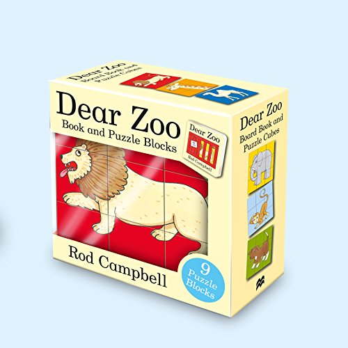 Cover of Dear Zoo Book and Puzzle Blocks