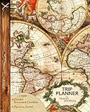 Trip Planner And Travel Journal Vacation Planner Diary For 4 Trips With Checklists Itinerary More Softback Notebook Large 8 X 10 Antique Map Travel Gifts