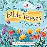 The Illustrated Bible Verses Wall Calendar 2021