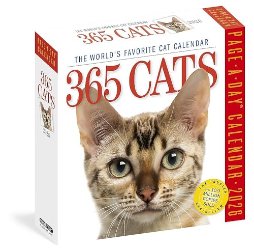 365 Cats Page-A-Day® Calendar 2026: The World's Favorite Cat Calendar