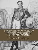Projet Dune Loi Portant Dfense Dapprendre Lire Aux Femmes