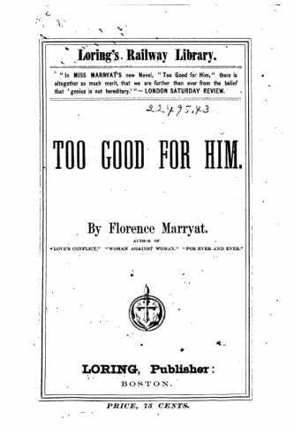 Too Good for Him book cover