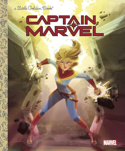 Captain Marvel Little Golden Book (By: John Sazaklis,Penelope R. Gaylord) cover