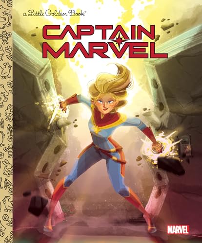 Captain Marvel Little Golden Book book cover
