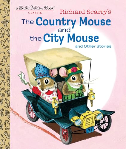 Richard Scarry's The Country Mouse and the City Mouse book cover
