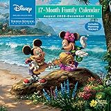 Disney Dreams Collection By Thomas Kinkade Studios 17month 20202021 Family Wall Calendar