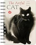 The Artful Cat 2025 Weekly Planner Calendar: Brush and Ink Watercolor Paintings by Endre Penovác