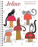Feline 12-Month 2025 Monthly/Weekly Planner Calendar: Terry Runyan's Cats