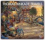 Thomas Kinkade Travels 2025 Deluxe Wall Calendar
