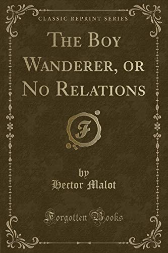 The Boy Wanderer, or No Relations book cover