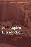 Philosopher La Traduction Philosophizing Translation