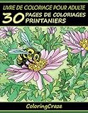 Livre De Coloriage Pour Adulte 30 Pages De Coloriages Printaniers Srie De Livre De Coloriage Pour Adulte Par Coloringcraze