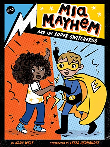Mia Mayhem and the Super Switcheroo book cover