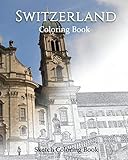 Switzerland Coloring The World Sketch Coloring Book