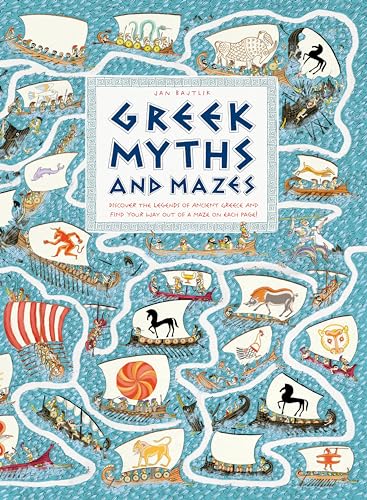Greek Myths and Mazes (By: Jan Bajtlik) cover