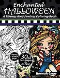 Enchanted Halloween A Whimsy Girls Fantasy Coloring Book