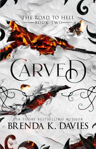 Carved book cover