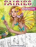 Fairies Grayscale Coloring Book Coloring Book For Adults