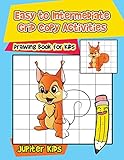 Easy To Intermediate Grid Copy Activities Drawing Book For Kids