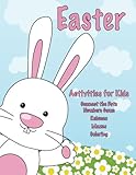 Easter Activities For Kids Connect The Dots Numbers Game Rebuses Mazes Coloring