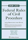 Federal Rules Of Civil Procedure With Resources For Study 20202021 Statutory Supplement Supplements