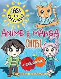 Easy To Draw Anime Manga Chibi Draw Color 20 Cute Kawaii Animals Pets Boys Girls How To Draw Books