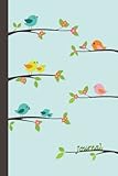 Journal Singing Birds 6x9 Dot Journal Journal With Dot Grid Paper Dotted Pages With Light Grey Dots
