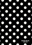 Bullet Black Journal Bullet Grid Journal Black Polka Dots Regular 7 X 10 150 Dotted Pages Medium Spaced Soft Cover Vintage Dot Grid Journal Regular Volume 9