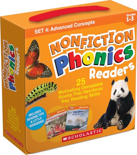 Nonfiction Phonics Readers : 25 Motivating Decodable Books That Reinforce Key Reading Skills, Set 4, Advanced Concepts / by Charlesworth, Liza