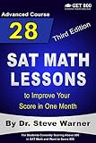28 Sat Math Lessons To Improve Your Score In One Month Advanced Course For Students Currently Scoring Above 600 In Sat Math And Want To Score 800