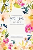 My Sermon Notes Journal An Inspirational Worship Tool To Record Remember And Reflect Modern Calligraphy And Lettering
