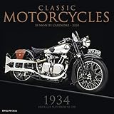 Classic Motorcycles 2020 Wall Calendar