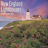 New England Lighthouses 2020 Wall Calendar