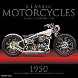 Classic Motorcycles 2021 Wall Calendar