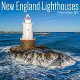 New England Lighthouses 2021 Wall Calendar