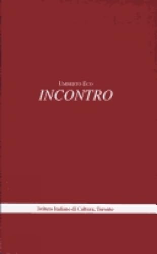 Incontro book cover